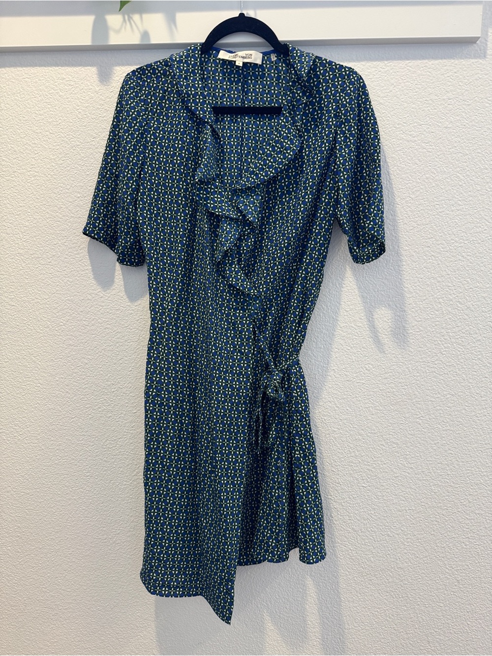 diane von furstenberg silk wrap mini dress
